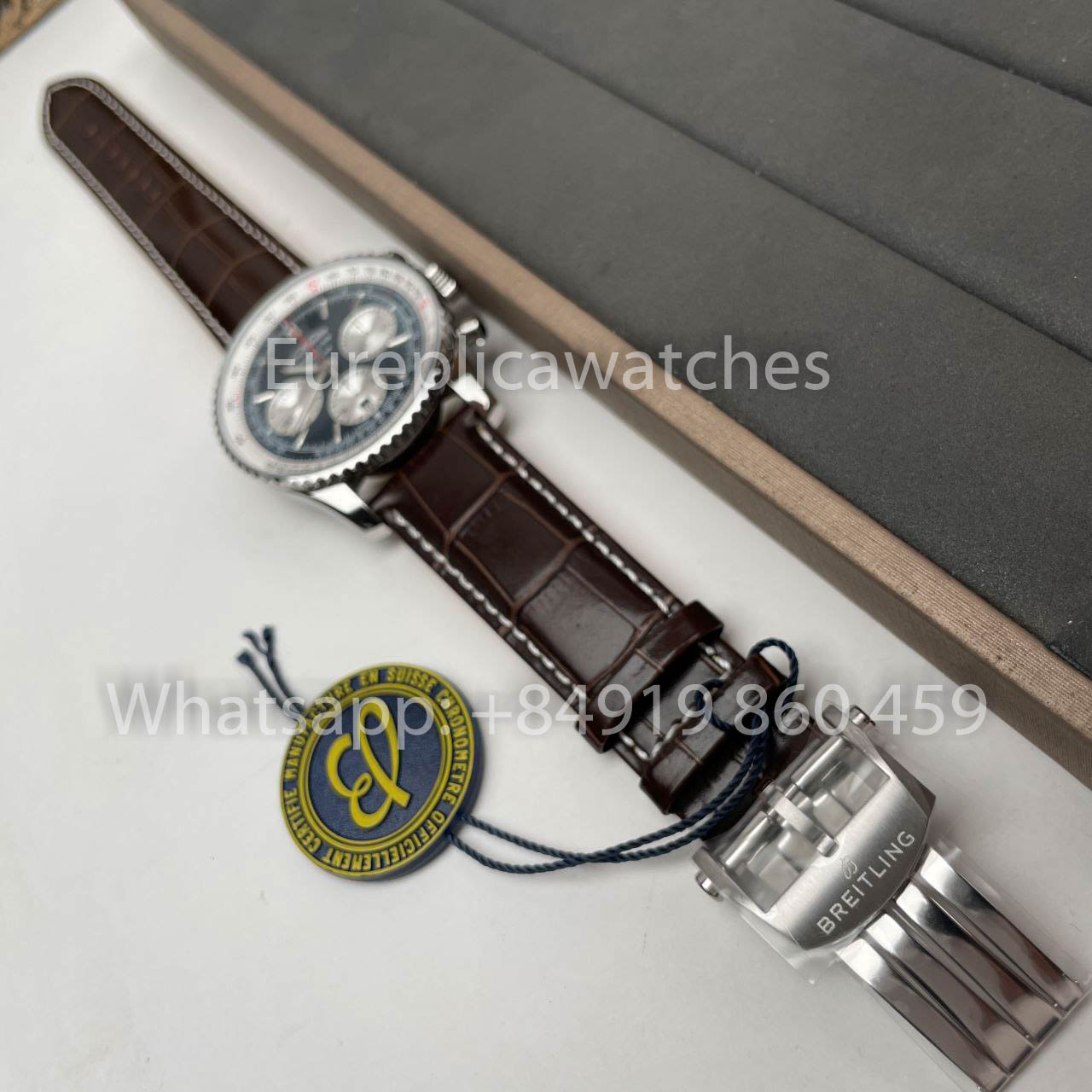 Breitling Navitimer B01 cronógrafo AB0137211C1A1 41mm 1:1 edición mejorada BLS Fabbrica Pelle cinturino