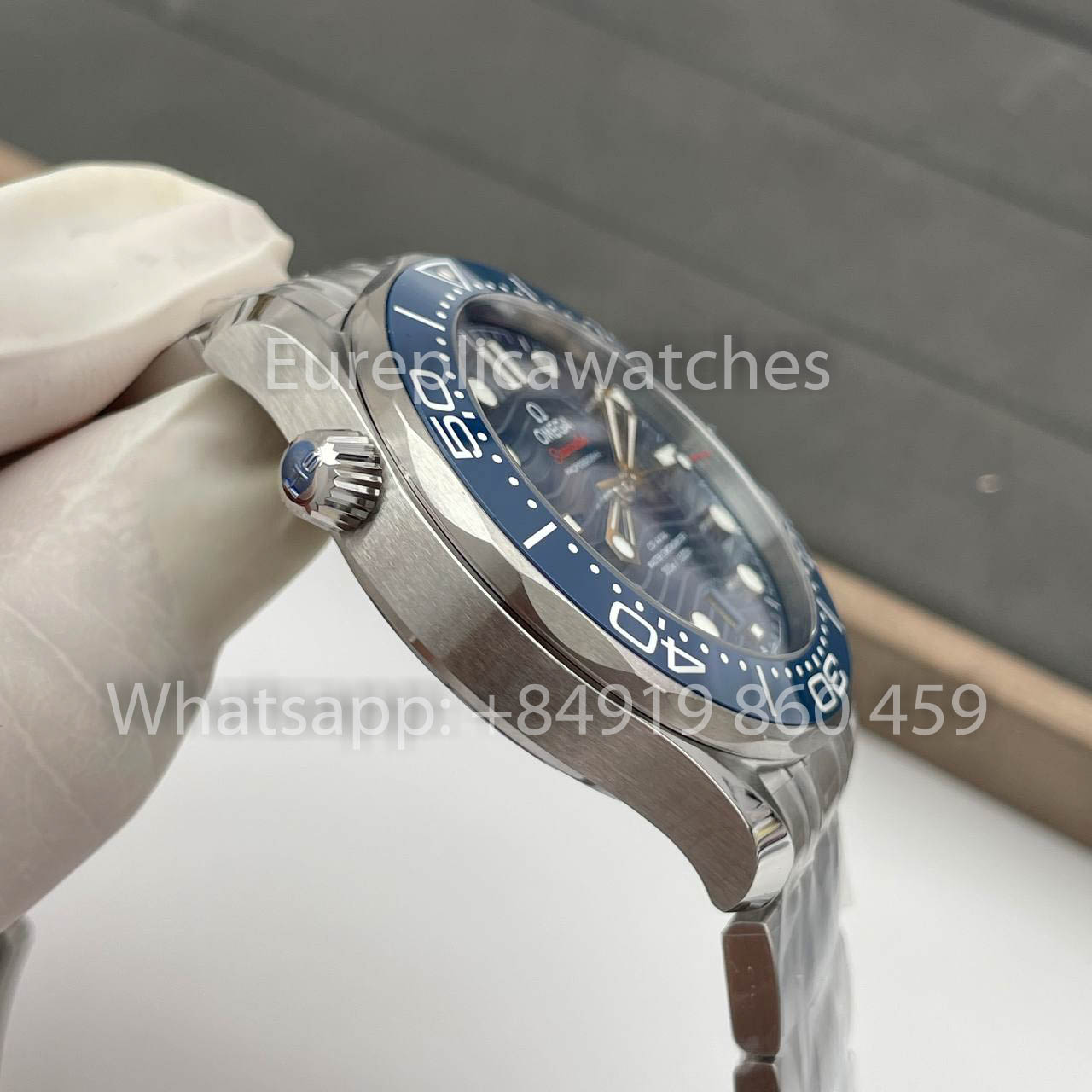 Omega Seamaster Diver 300M 210.30.42.20.03.001 1:1 edizione migliore VS Fabbrica quadrante blu