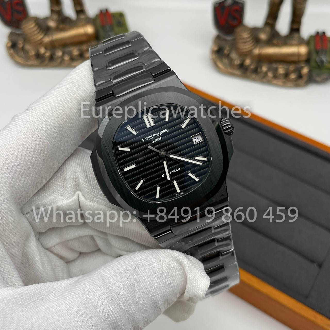 [AET modificado] Patek Philippe Nautilus 5711 ceramica quadrante nero 1:1 edizione melhor