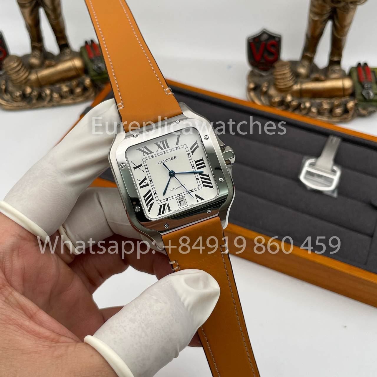 Cartier De Santos WSSA0009 KOR Fabbrica 1:1 Melhor Edição Suíça ETA9015