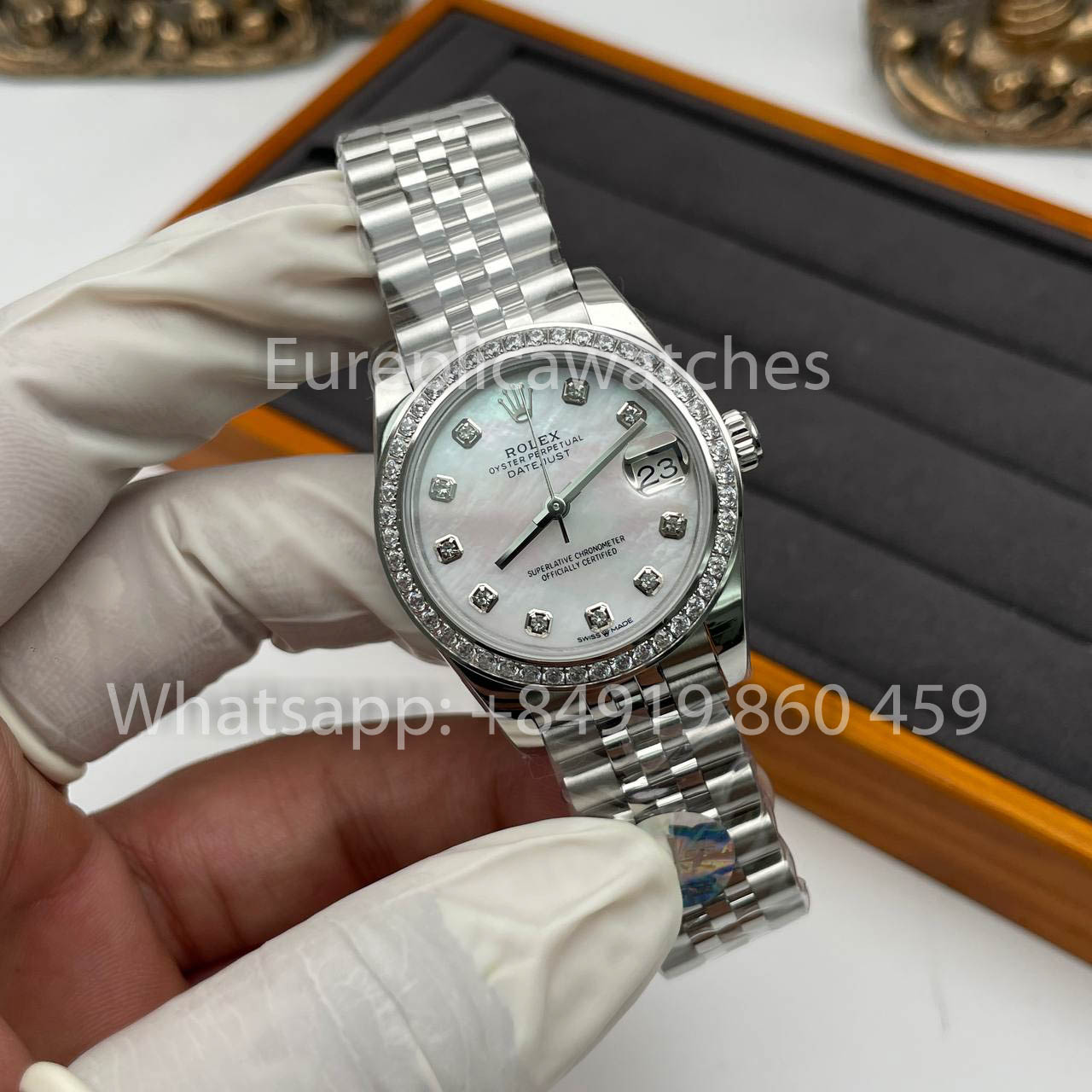 Rolex Datejust M278384RBR-0008 1:1 Best Edition TW Fabbrica Mother-Of-Pearl Dial
