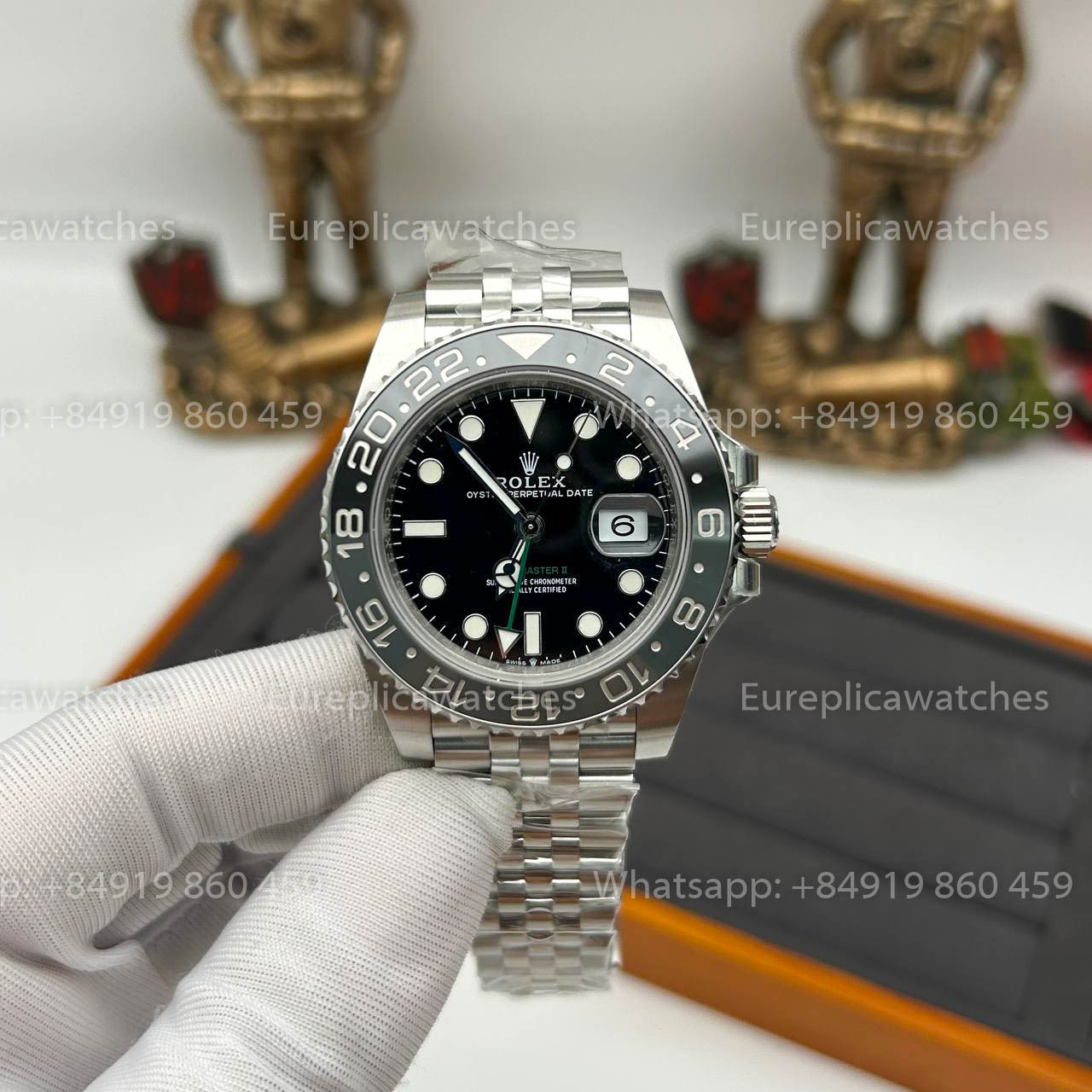 Rolex GMT‑Master II m126710 Bruce Wayne Batman versión mejorada 1:1 VS Fabrica