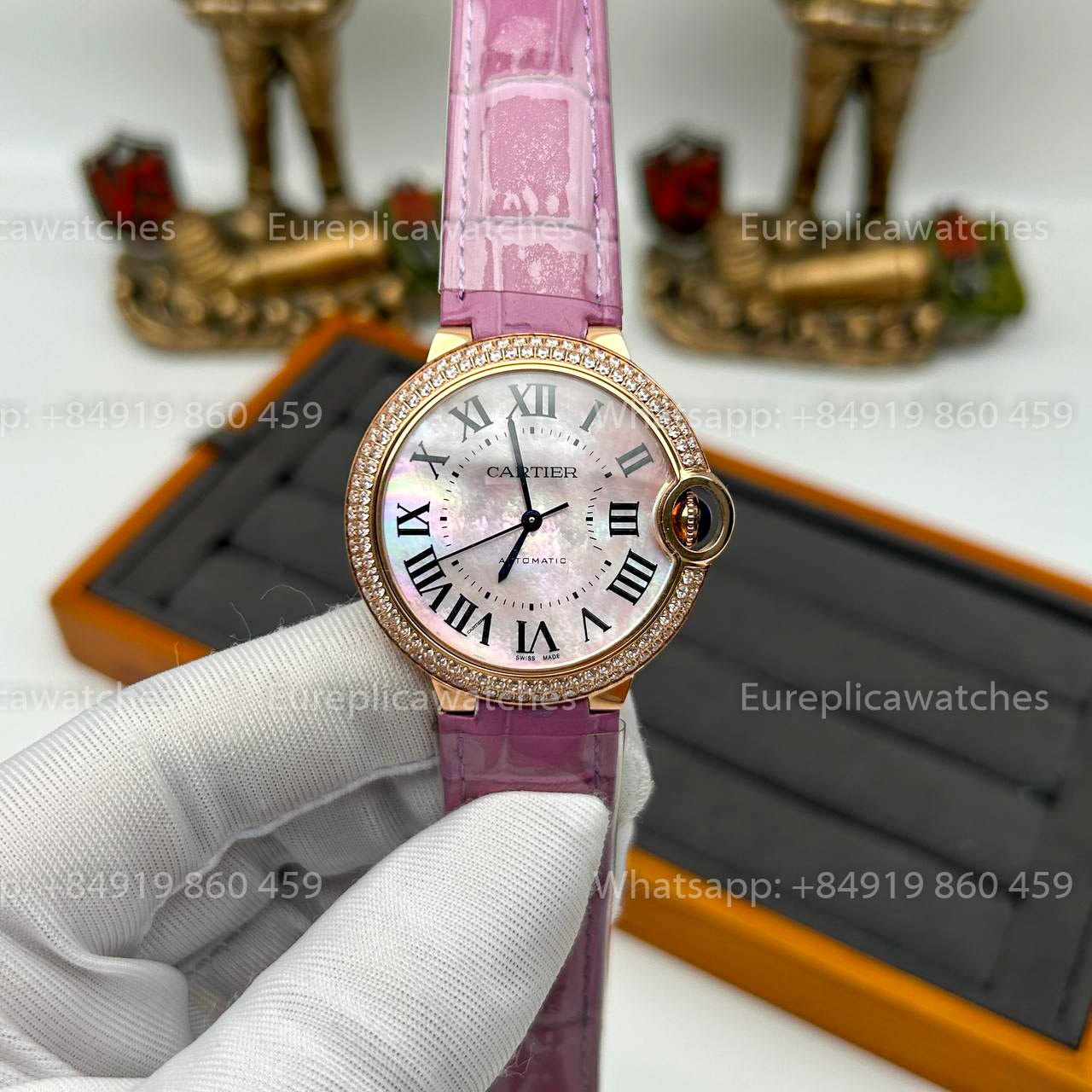 Ballon Bleu De Cartier WE902066 1:1 Best Edition V6 Fabbrica V4 Rose Gold