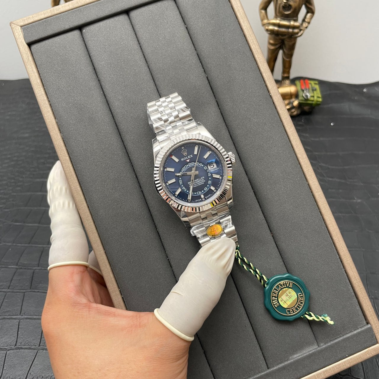 Rolex Sky Dweller M336934-0006 1:1 Best Edition ZF Fabbrica Blue Dial Newest Version 2024