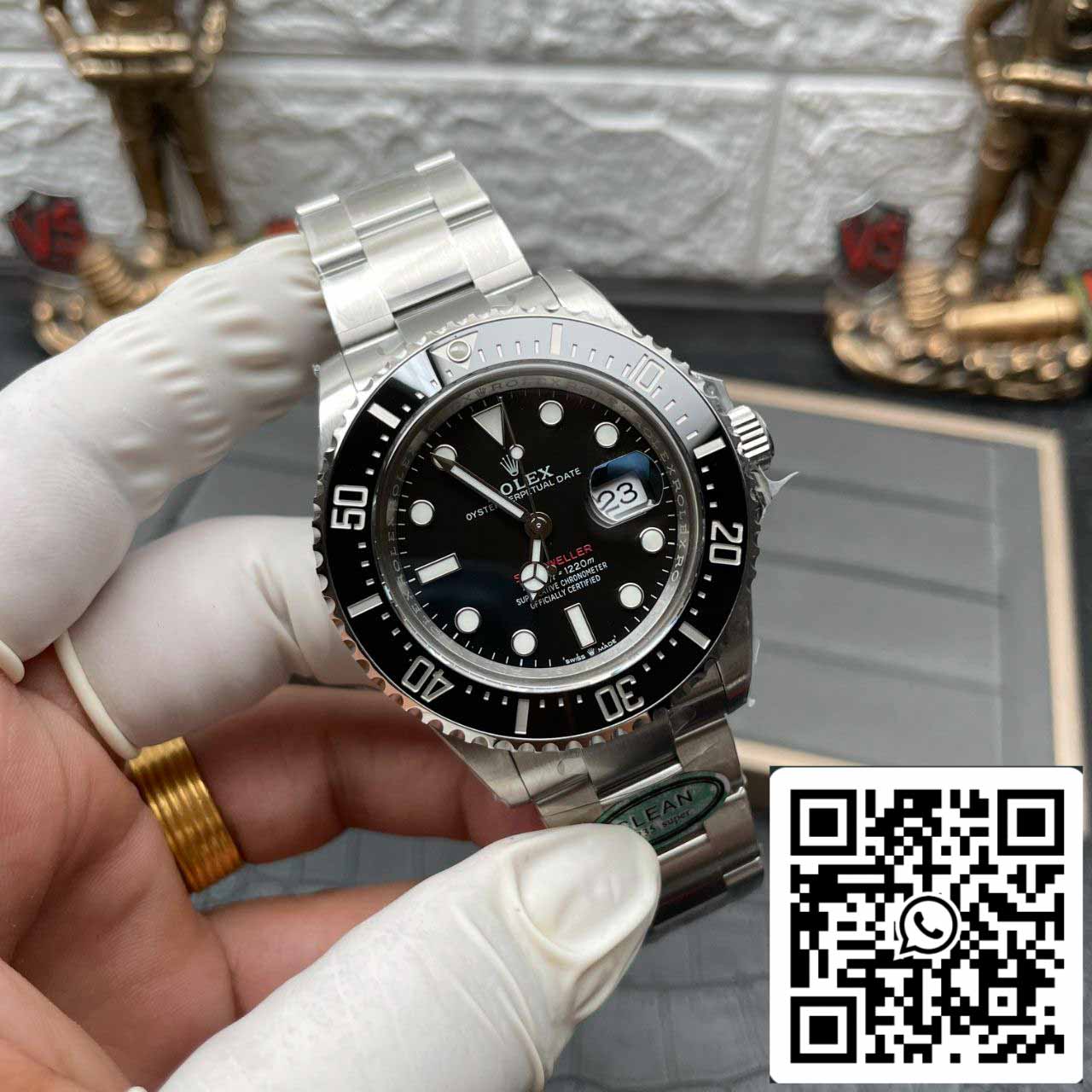 Rolex Sea Dweller M126600-0002 1:1 edizione migliore Clean Fabbrica quadrante nero