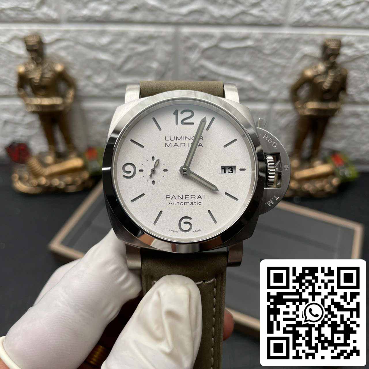 Panerai Luminor PAM01314 1:1 edizione migliore VS Fabbrica quadrante bianco