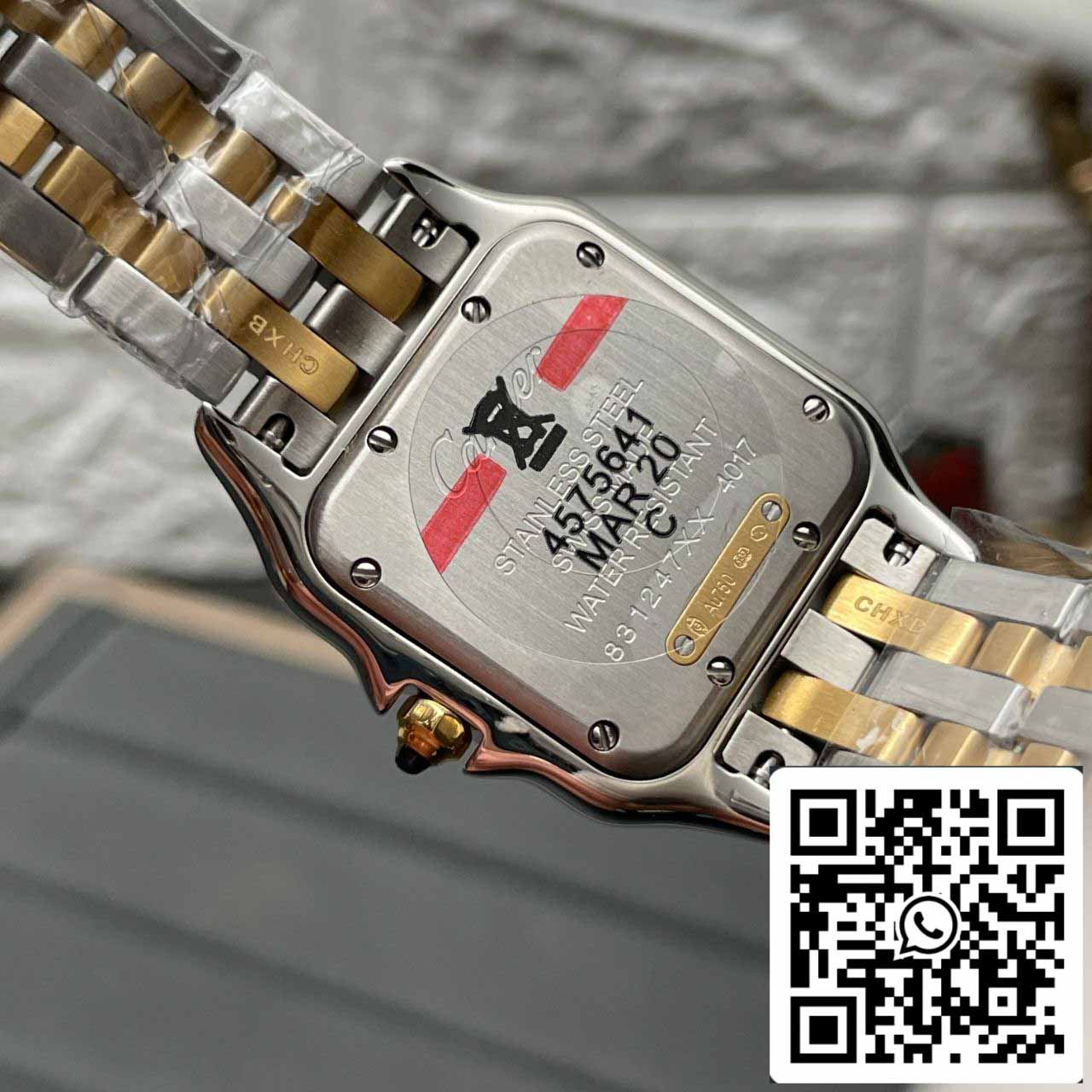 Panthere De Cartier W2PN0007 27MM 1:1 edizione migliore BV Fabbrica acciaio inossidabile