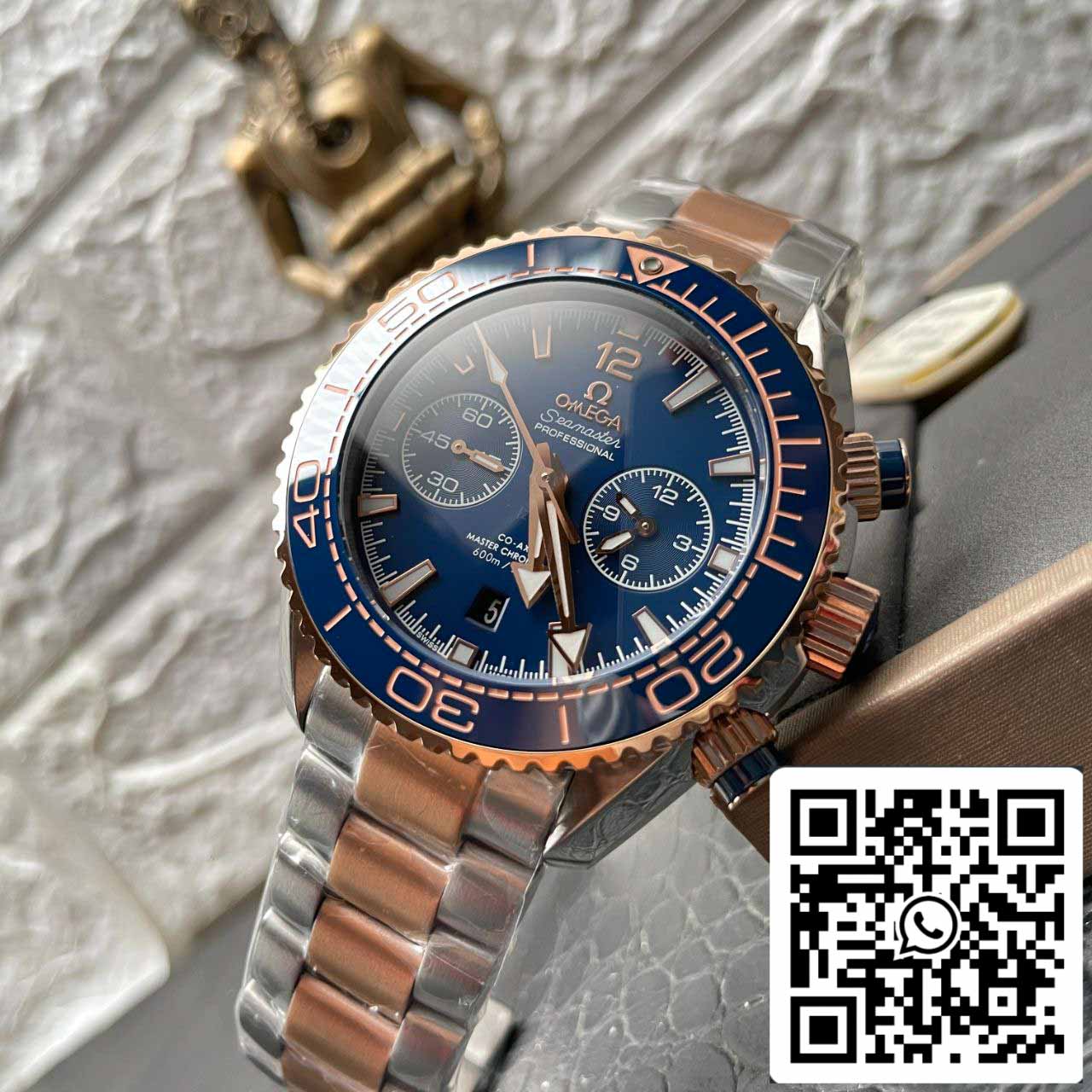 Omega Seamaster Ocean Planet 600M 215.20.46.51.03.001 1:1 Best Edition OM Fabbrica Rose Gold