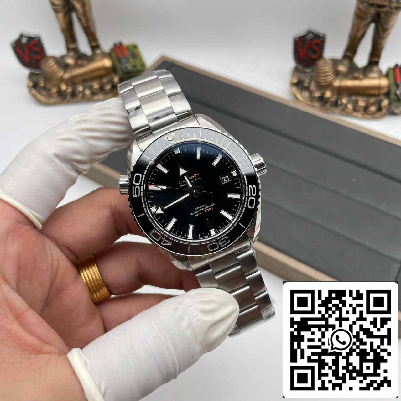 Omega Seamaster 215.30.44.21.01.001 1:1 edizione migliore VS Fabbrica Nero ceramica quadrante Swiss 8900