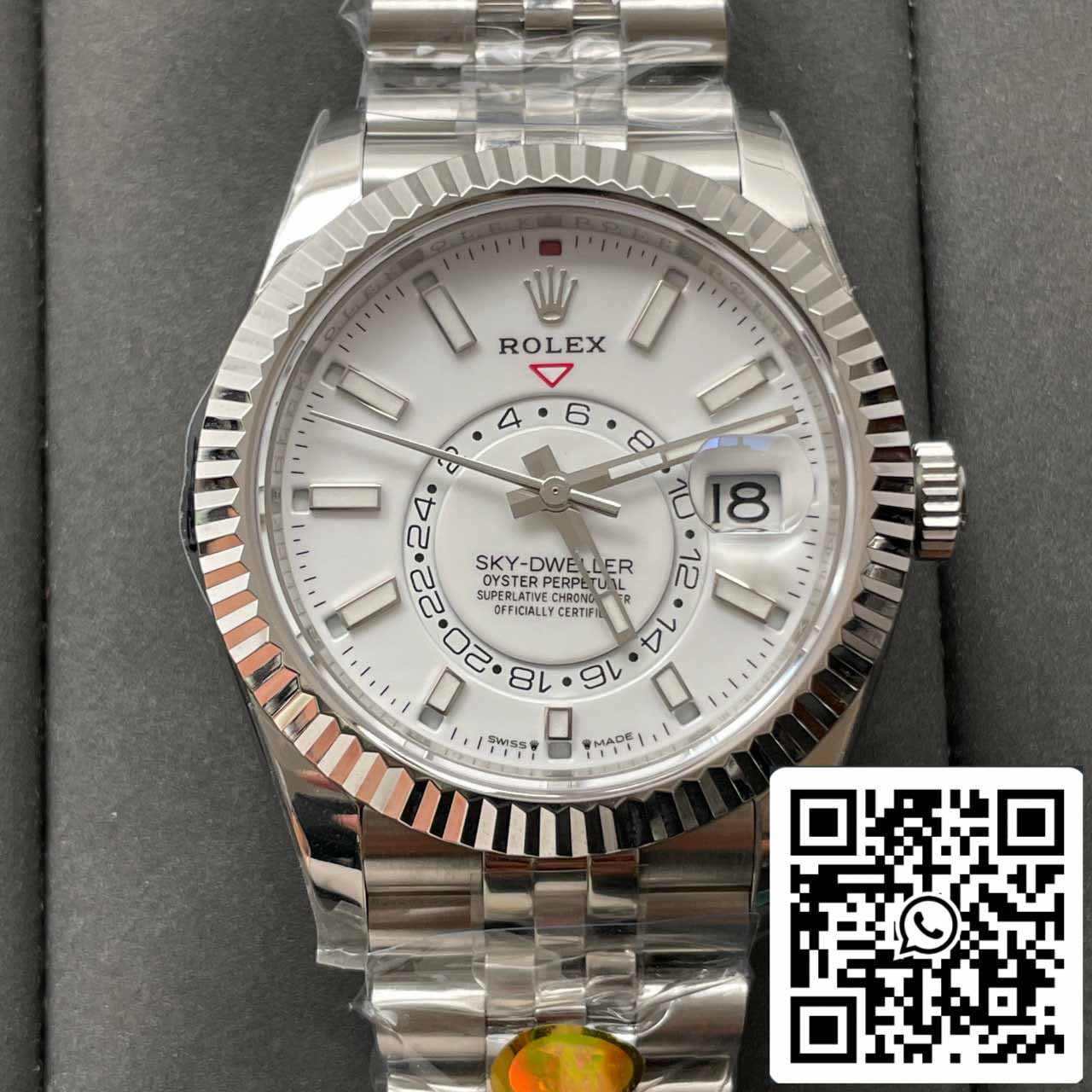 Rolex Sky Dweller M336934-0003 1:1 Best Edition ZF Fabbrica White Dial