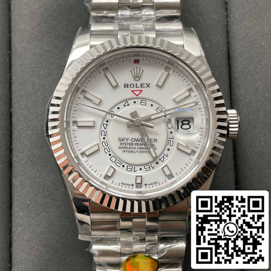 Rolex Sky Dweller M336934-0003 1:1 Best Edition ZF Fabbrica White Dial