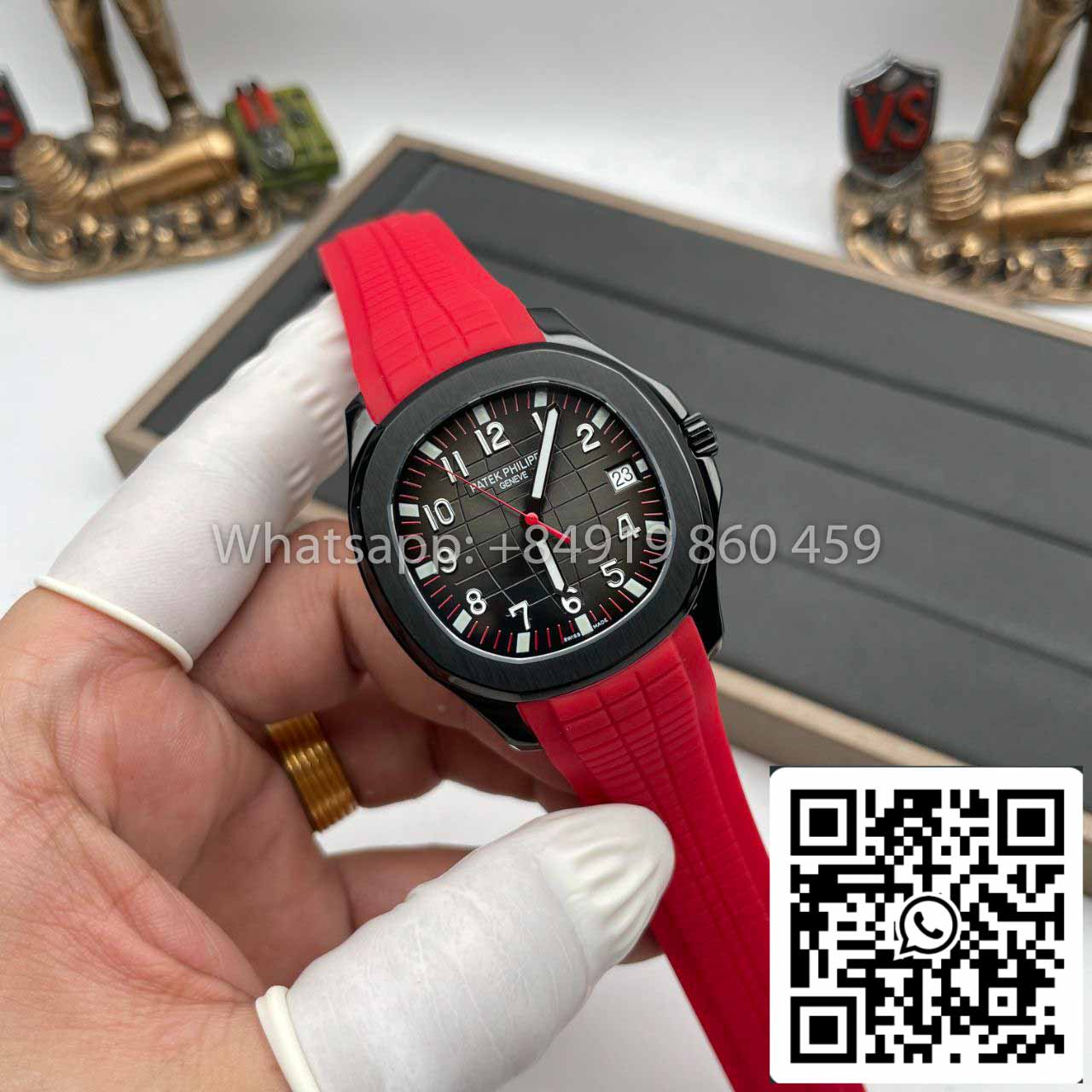 Patek Philippe Aquanaut PP5167 1:1 Best Edition ZF Fabbrica DLC Black Dial