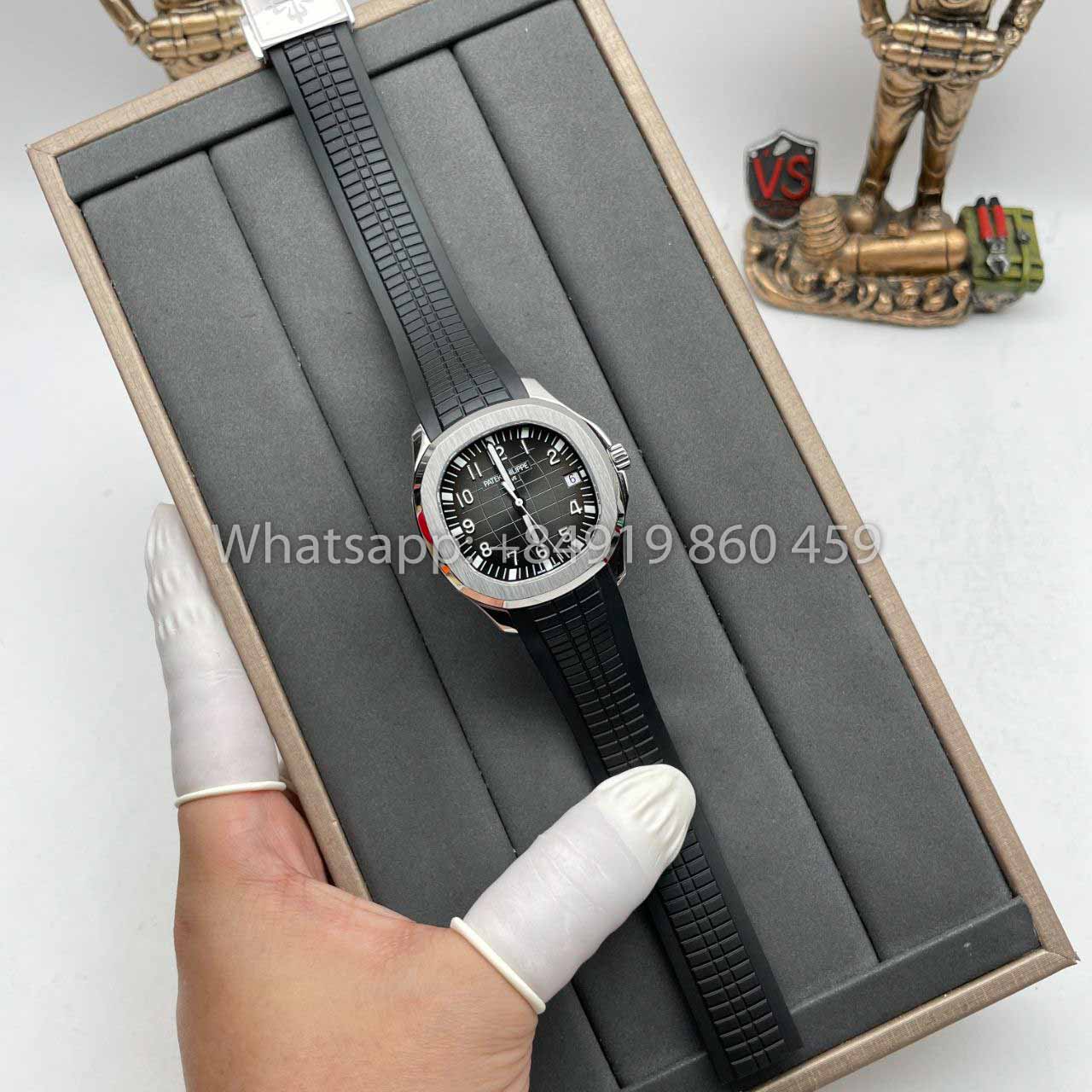 Patek Philippe Aquanaut 5167A-001 1:1 Best Clone 3K Fabbrica quadrante nero V3 new Buckle