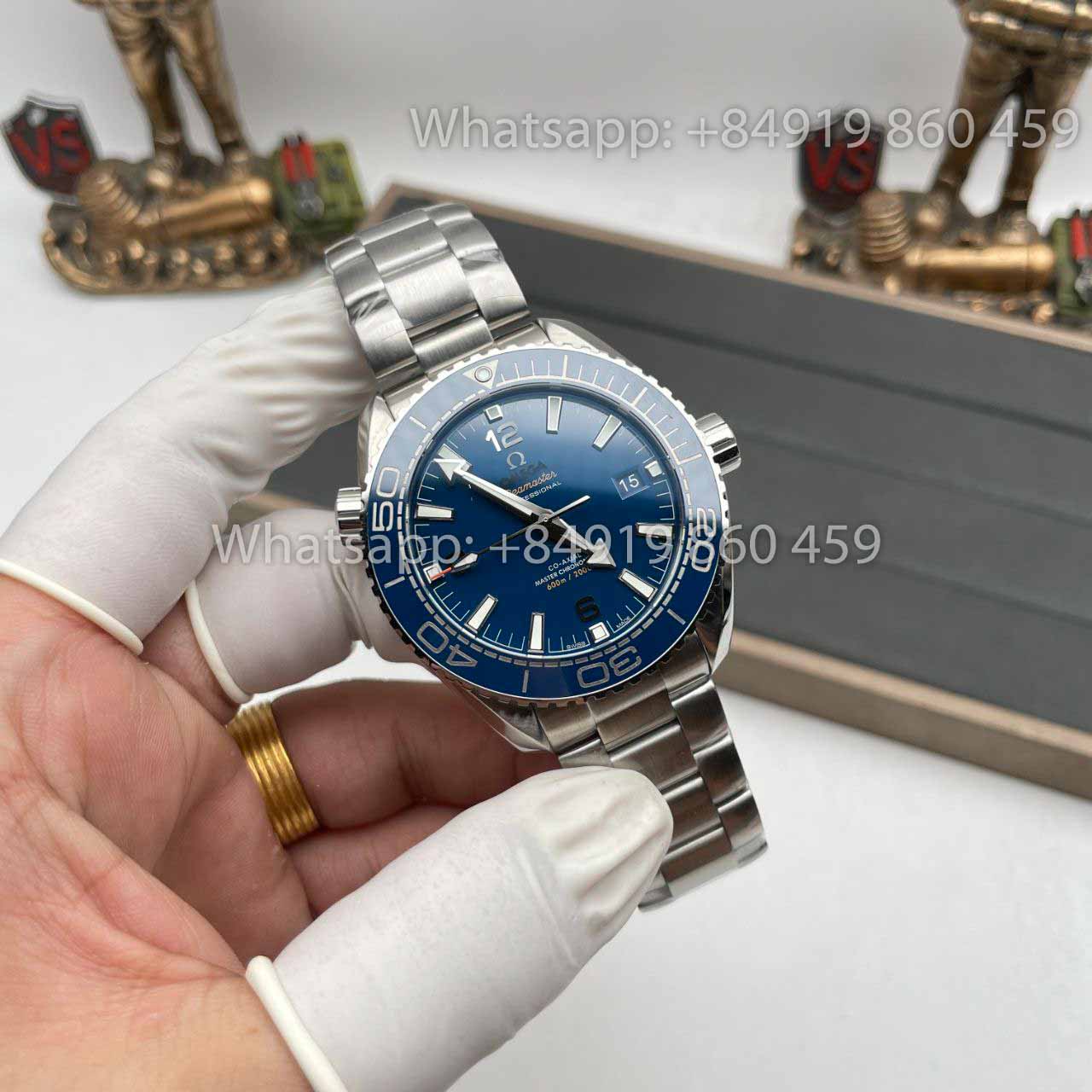 Omega Seamaster 215.30.44.21.03.001 1:1 edição melhor VS Fabbrica Blu ceramica quadrante Swiss 8900