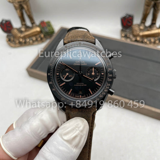 Omega Speedmaster 311.92.44.51.01.006 Moonwatch 1:1 Best Edition N1 Fabbrica Brown Leather cinturino