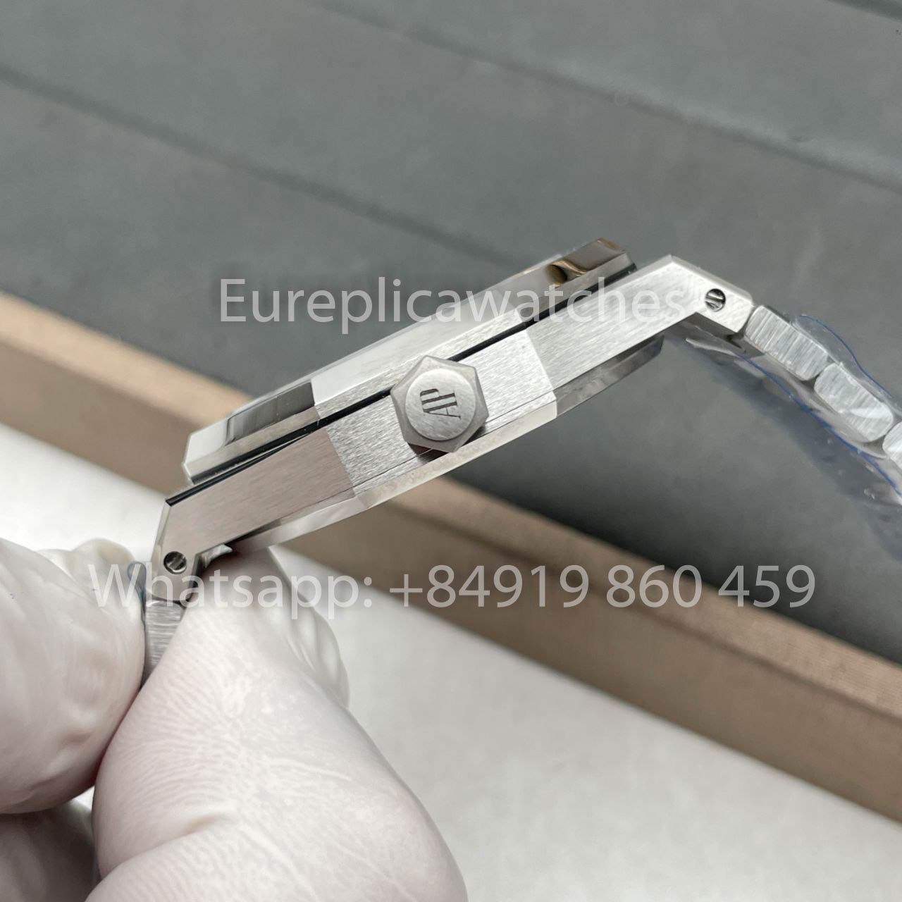 Audemars Piguet Royal Oak 15450ST.OO.1256ST.03 1:1 edição melhor APS Fabbrica quadrante azul