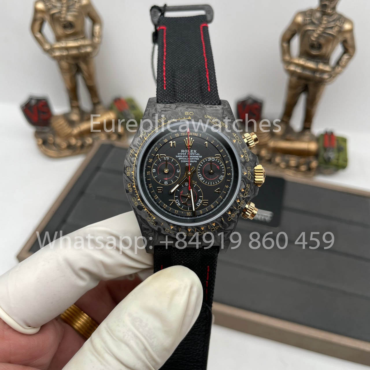 Rolex Daytona Aviva Grigio 01/10  NTPT Carbonio 1:1 Best Clone Diw Custom 4130 movimento