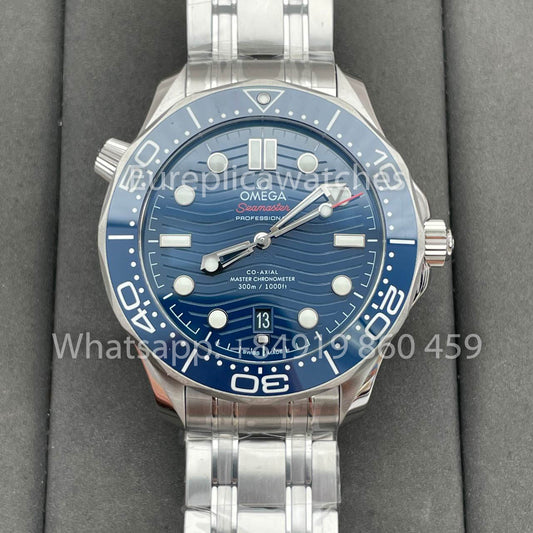 Omega Seamaster Diver 300M 210.30.42.20.03.001 1:1 edizione migliore VS Fabbrica quadrante blu