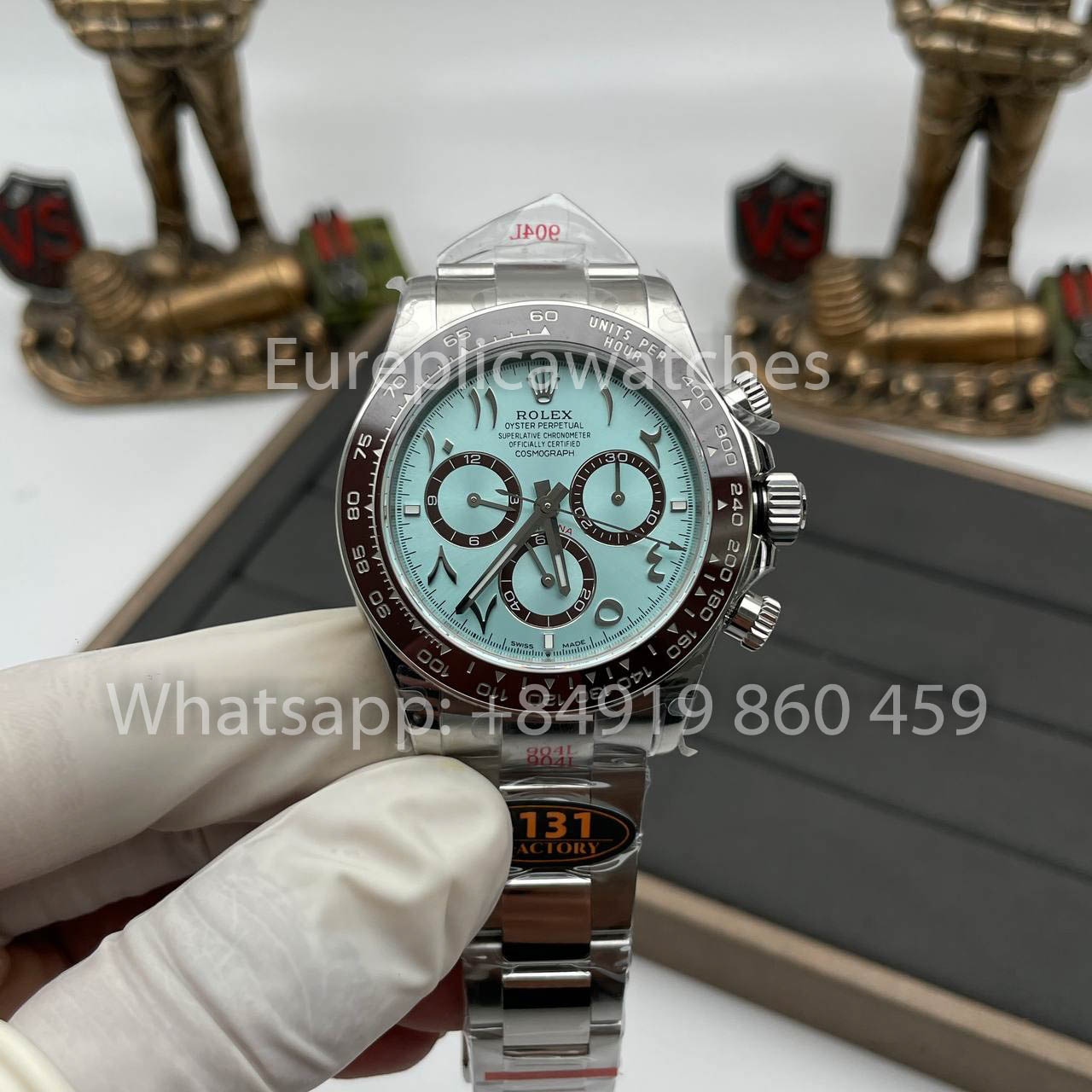 Rolex Cosmograph Daytona m126506 Arabic Numeral Ice Blue Dial 1:1 Best Clone QF Fabbrica