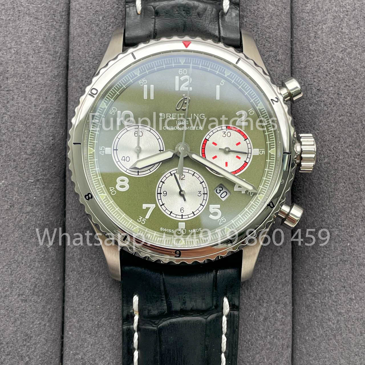 Breitling Aviator 8 Ab01192a1l1X1 quadrante verde  1:1 Best Clone EF Fabbrica