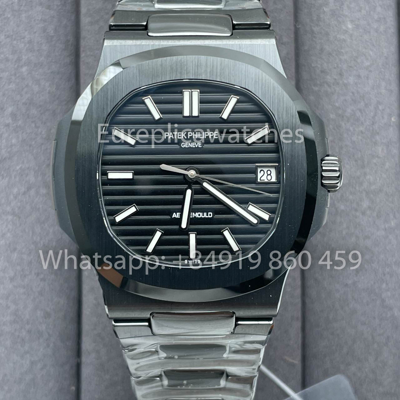 [AET modificado] Patek Philippe Nautilus 5711 ceramica quadrante nero 1:1 edizione melhor