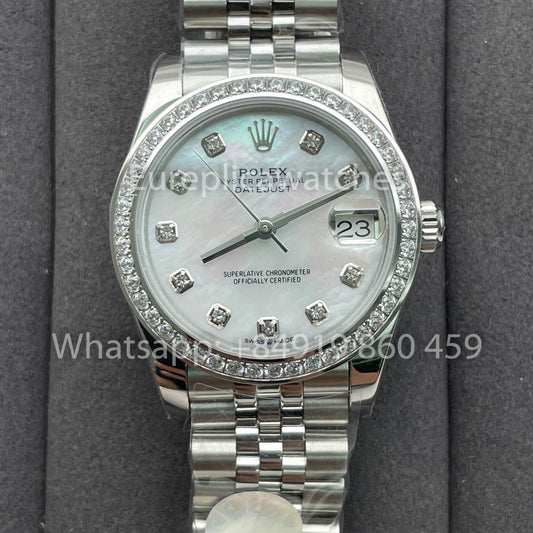 Rolex Datejust M278384RBR-0008 1:1 Best Edition TW Fabbrica Mother-Of-Pearl Dial