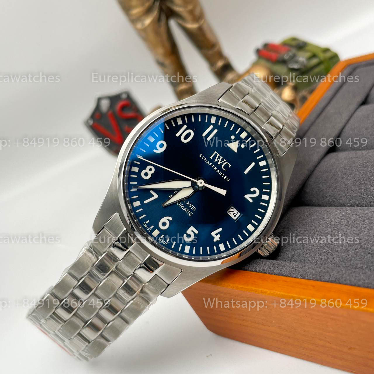 IWC Pilot IW327014 1:1 Best Edition V7 Fabbrica Blue Dial