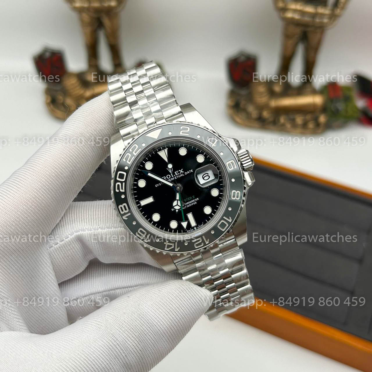 Rolex GMT‑Master II m126710 Bruce Wayne Batman versión mejorada 1:1 VS Fabrica