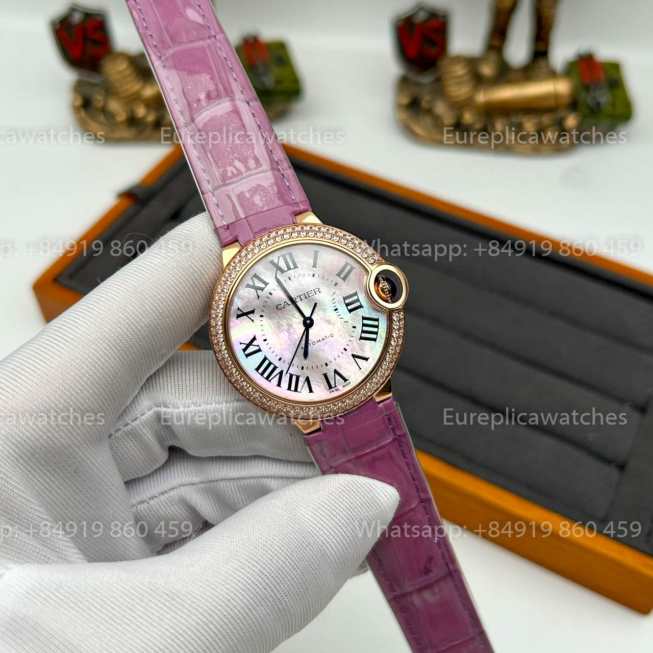 Ballon Bleu De Cartier WE902066 1:1 Best Edition V6 Fabbrica V4 Rose Gold