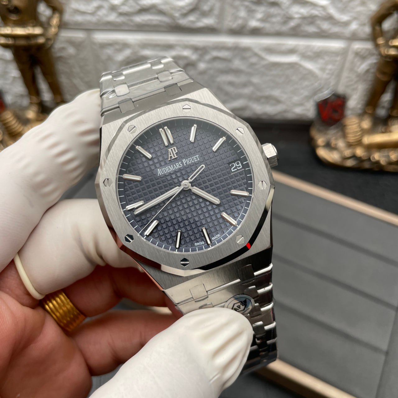Audemars Piguet Royal Oak 15500ST.OO.1220ST.01 APS Fabbrica V3 quadrante blu 1:1 edizione migliore