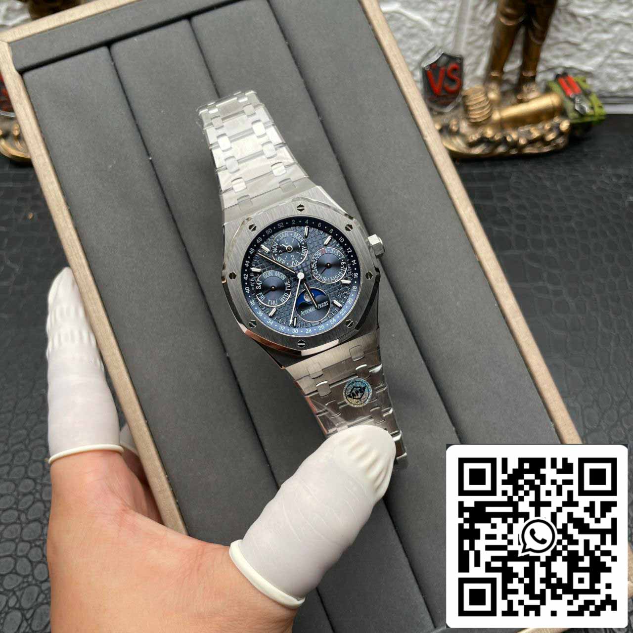 Audemars Piguet Royal Oak 26574ST.OO.1220ST.02 1:1 edizione migliore APS Fabbrica quadrante blu