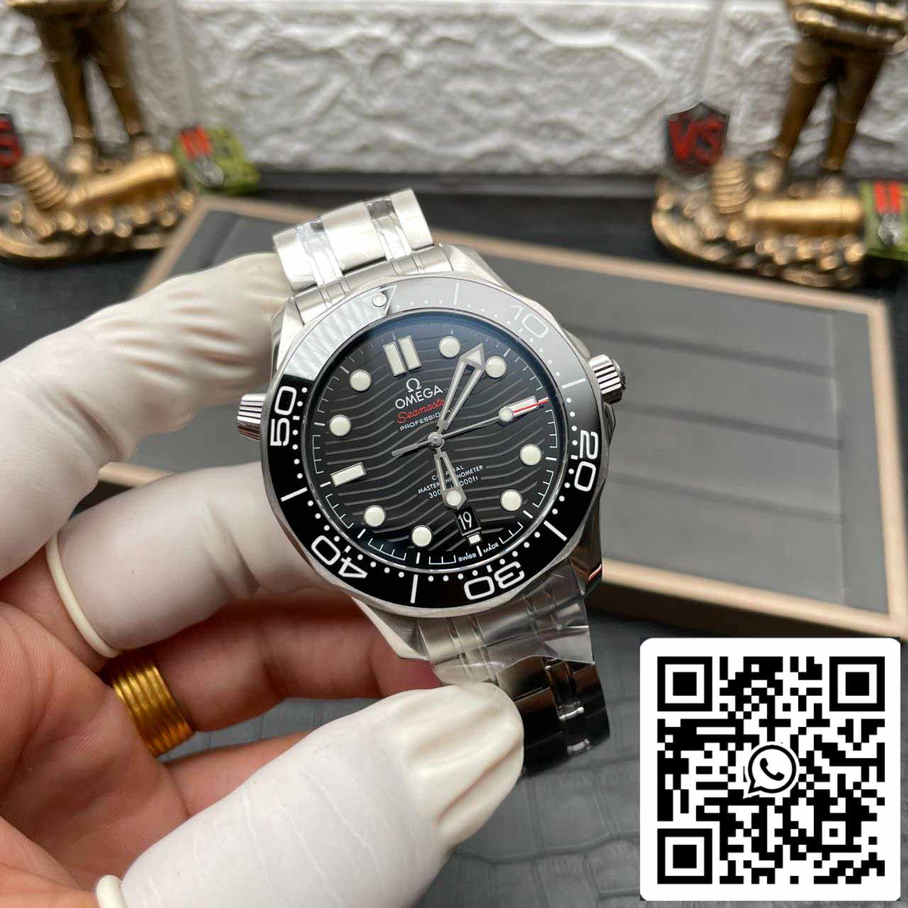 Omega Seamaster Diver 300M 210.30.42.20.01.001 1:1 edizione migliore VS Fabbrica quadrante nero