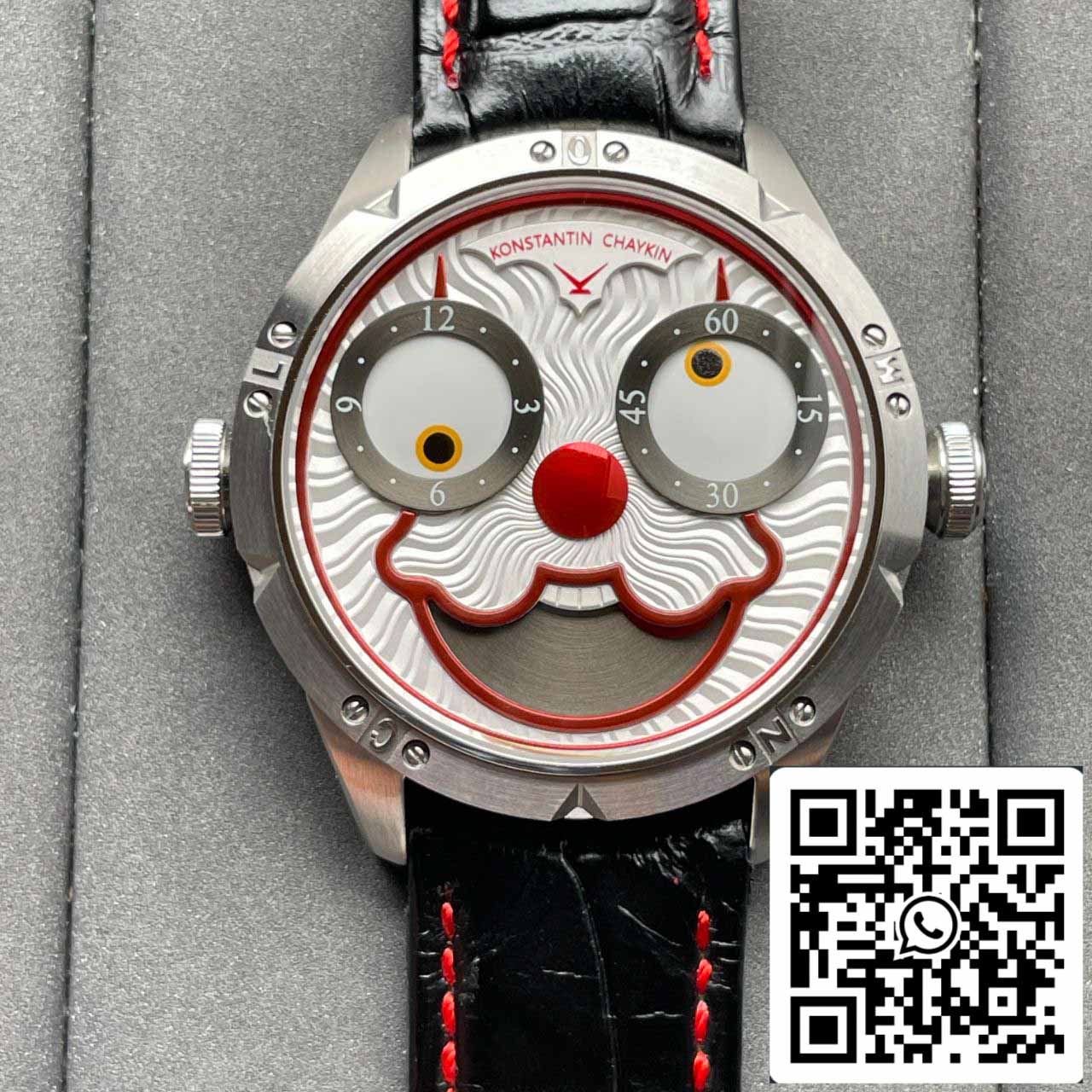 Konstantin Chaykin Joker K07 White Dial Red cinturino 1:1 Best Edition TW Fabbrica V3s Version