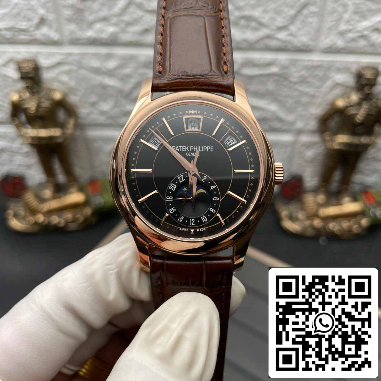 Patek Philippe Complications 5205G-001 KM Fabbrica 1:1 Best Edition Swiss ETA324SQ