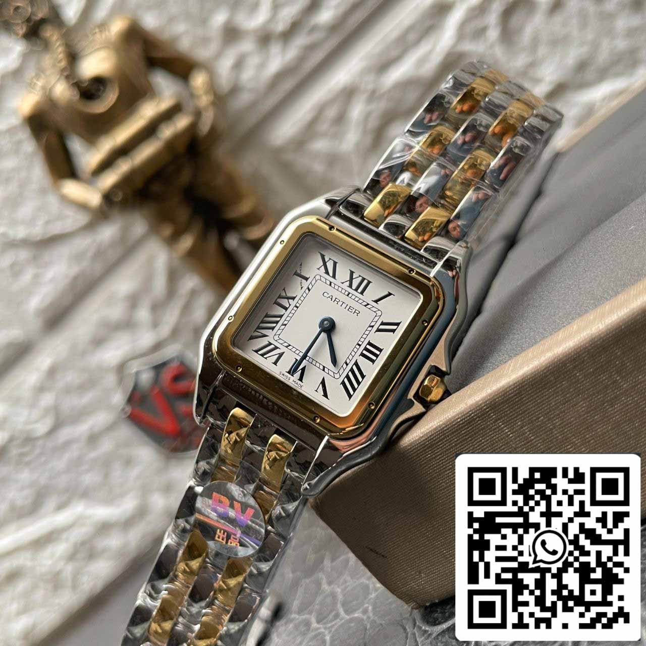 Panthere De Cartier W2PN0007 27MM 1:1 edizione migliore BV Fabbrica acciaio inossidabile
