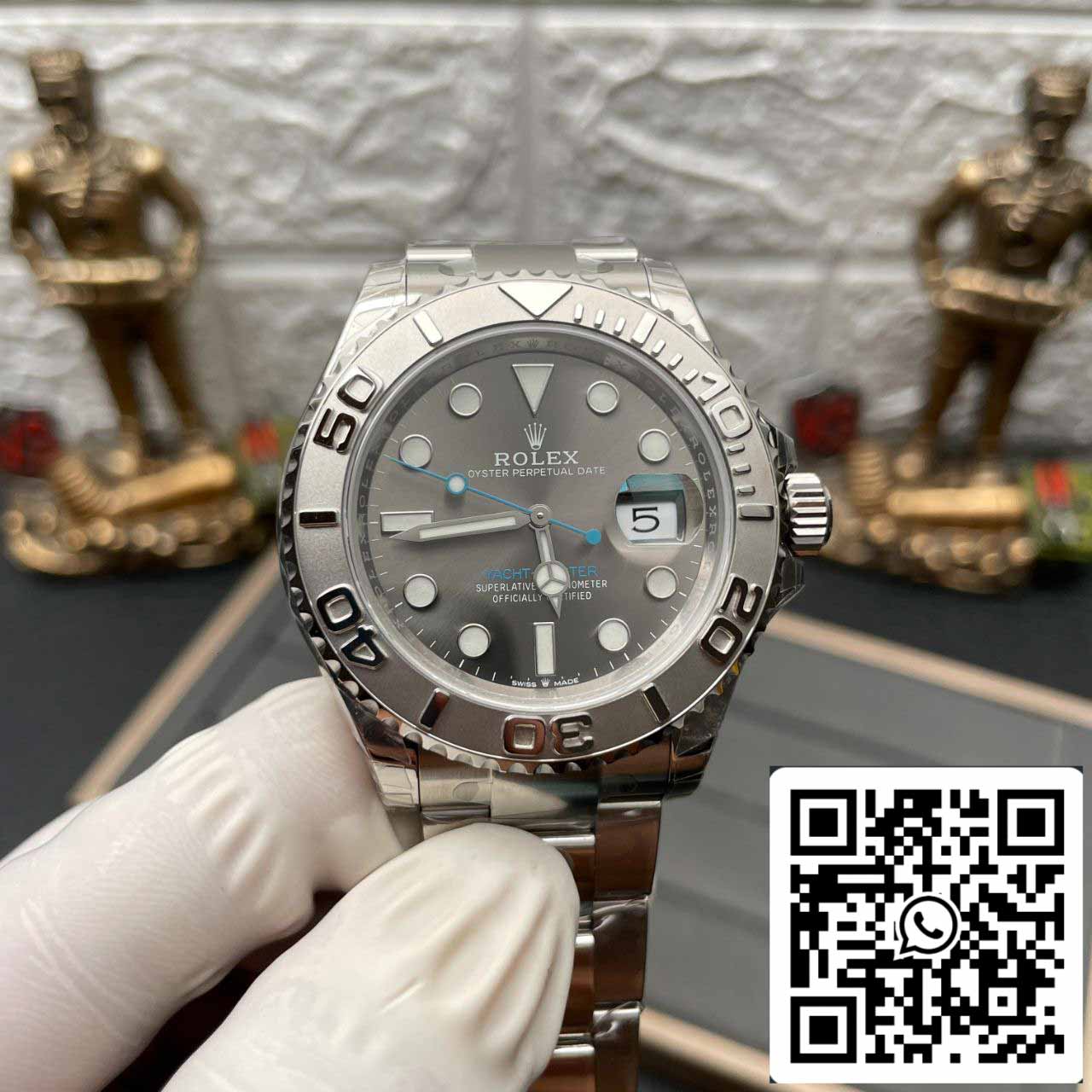 Rolex Yacht‑Master M126622-0001 40MM 1:1 edizione migliore VS Fabbrica Acciaio cinturino