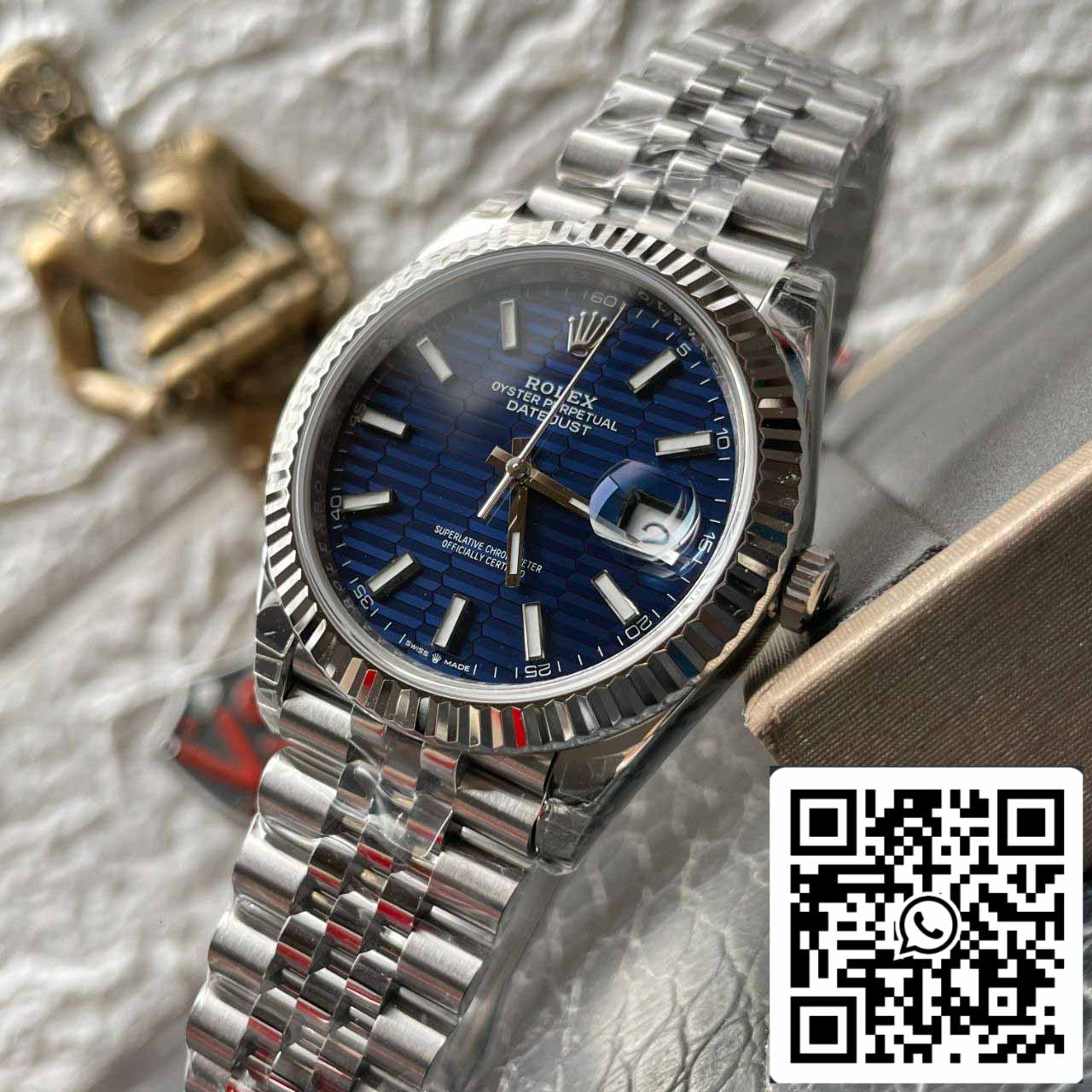 Rolex Datejust M126234-0017 36MM 1:1 edizione migliore VS Fabbrica quadrante blu