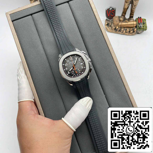Patek Philippe Aquanaut 5968A-001 Black Rubber cinturino 1:1 Best Edition OM Fabbrica