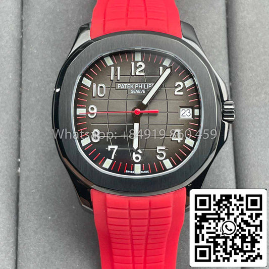 Patek Philippe Aquanaut PP5167 1:1 Best Edition ZF Fabbrica DLC Black Dial