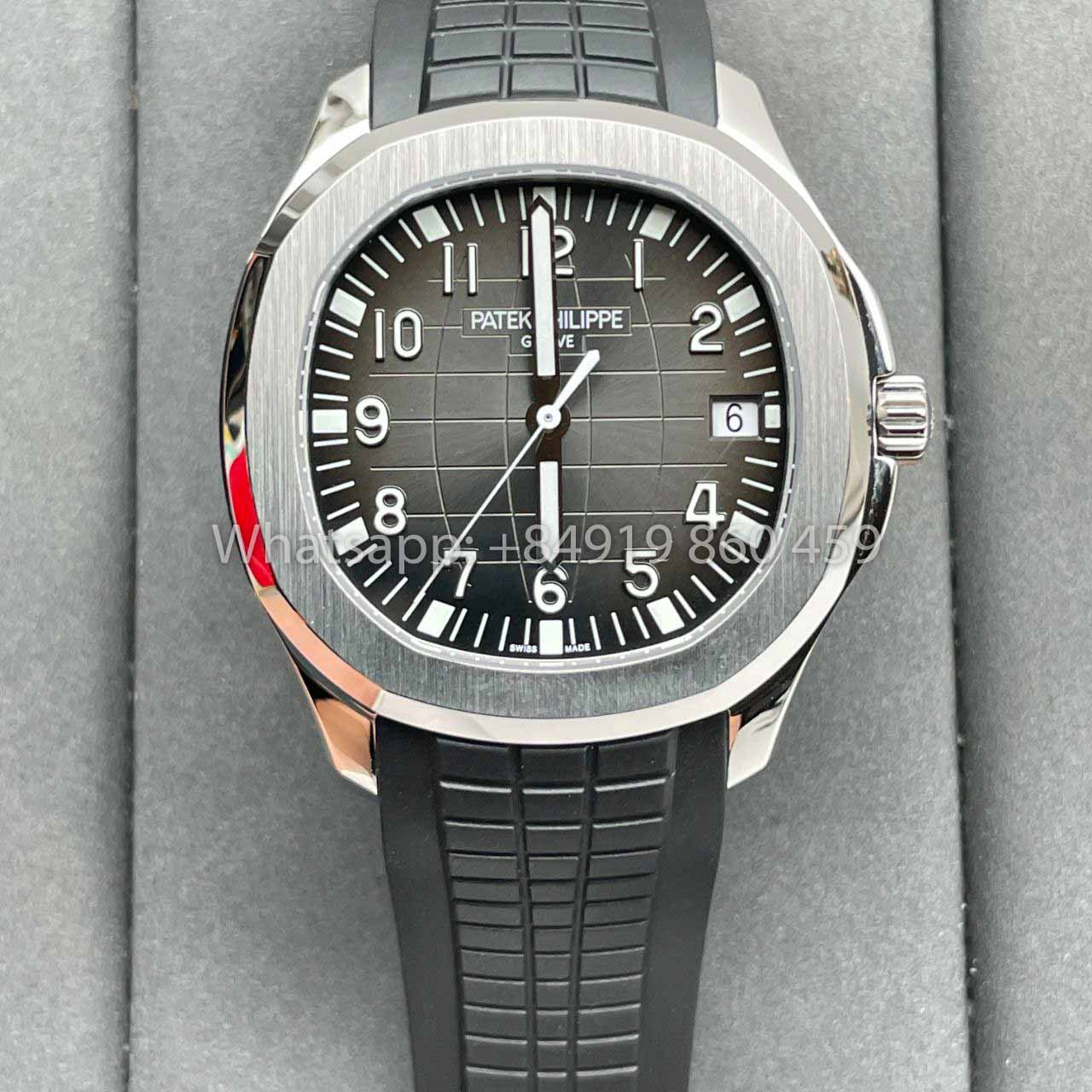 Patek Philippe Aquanaut 5167A-001 1:1 Best Clone 3K Fabbrica quadrante nero V3 new Buckle