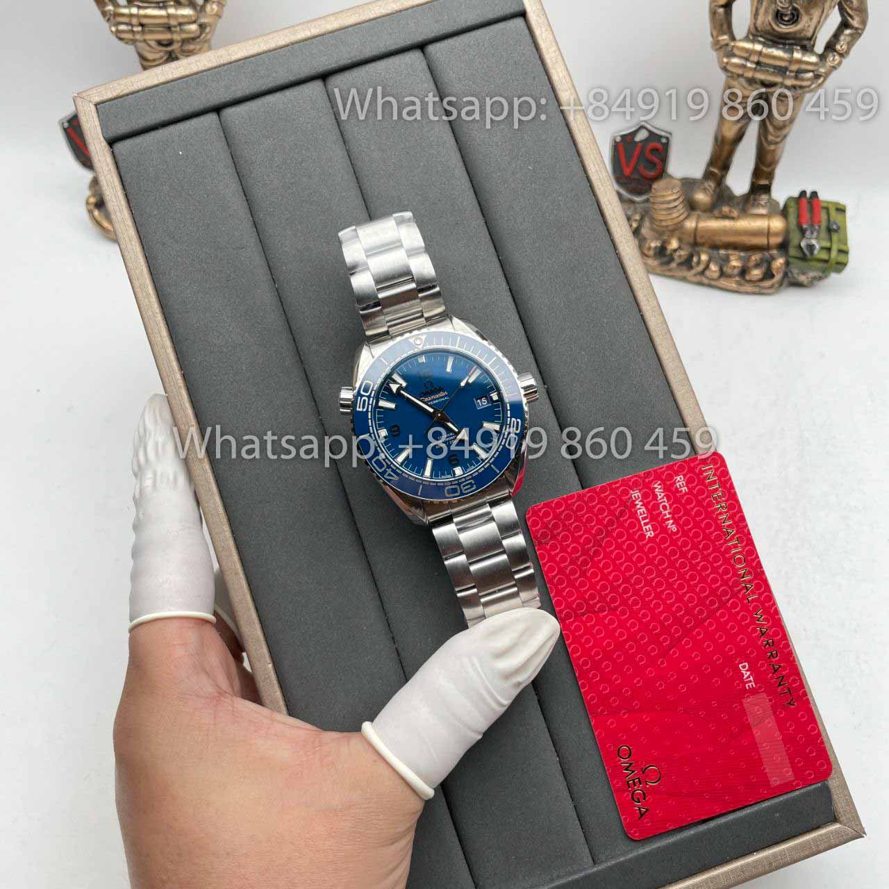 Omega Seamaster 215.30.44.21.03.001 1:1 edição melhor VS Fabbrica Blu ceramica quadrante Swiss 8900