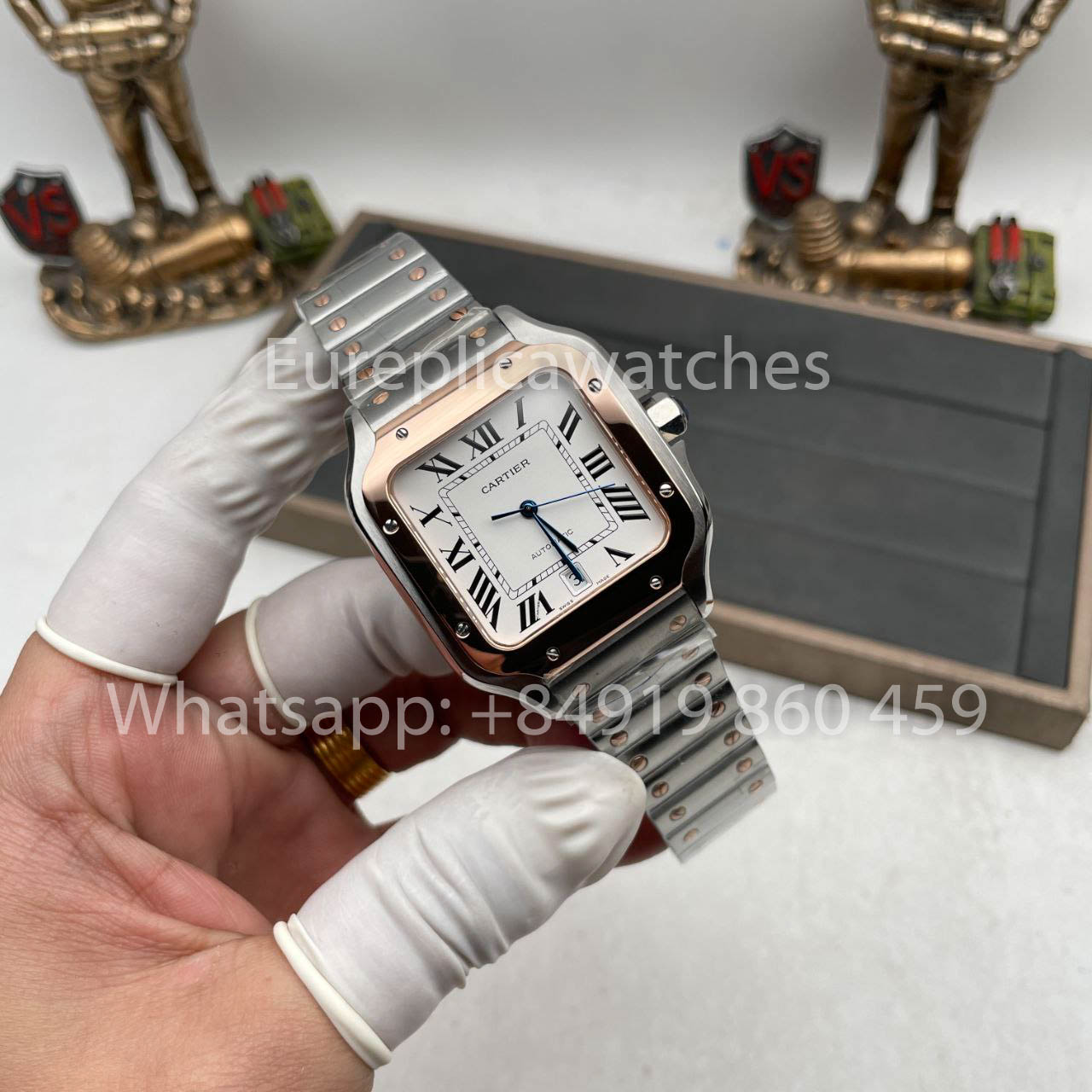 Cartier De Santos W2SA0006 2018 BV Fabbrica 1:1 edición migliore Swiss ETA 9015