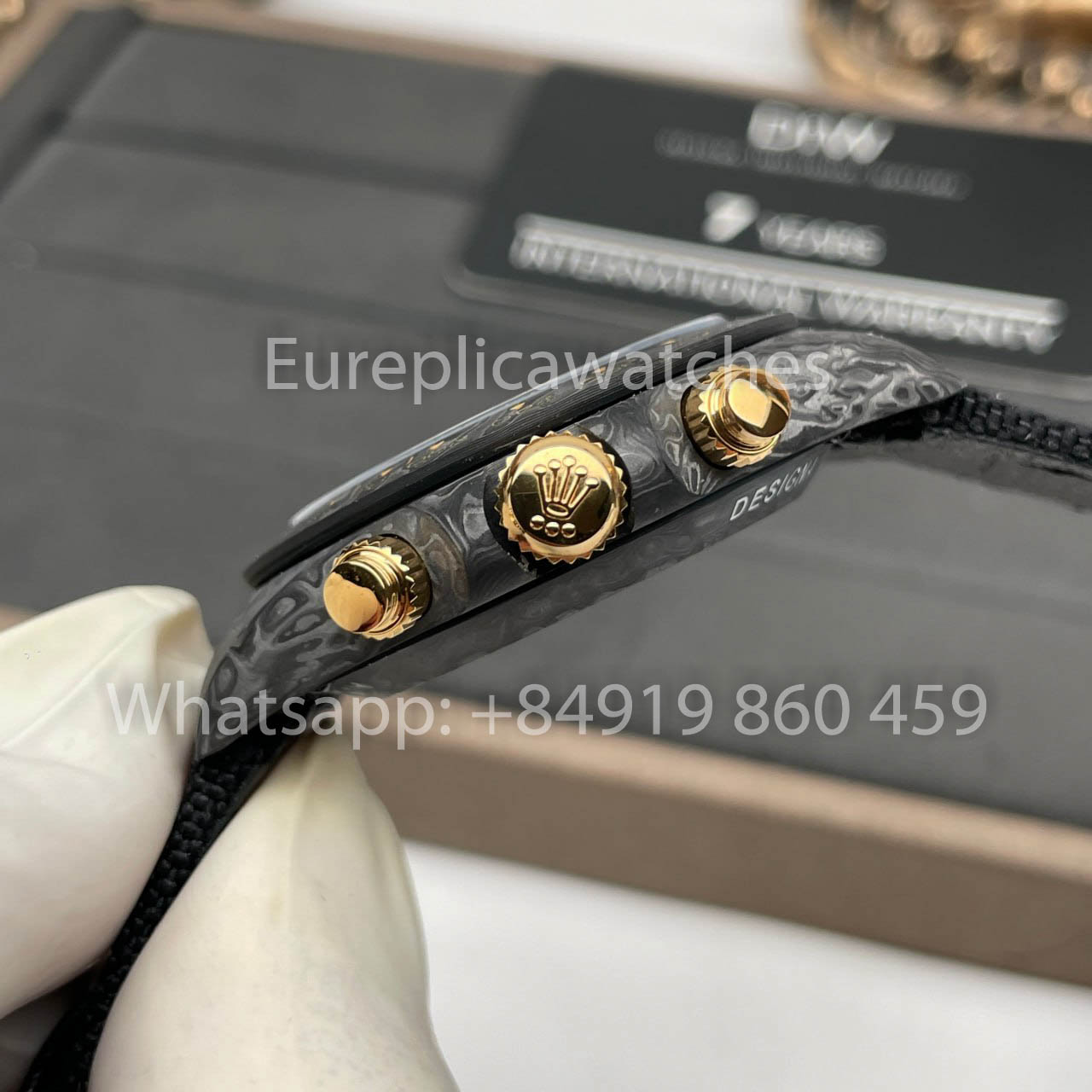 Rolex Daytona Aviva Grigio 01/10  NTPT Carbonio 1:1 Best Clone Diw Custom 4130 movimento