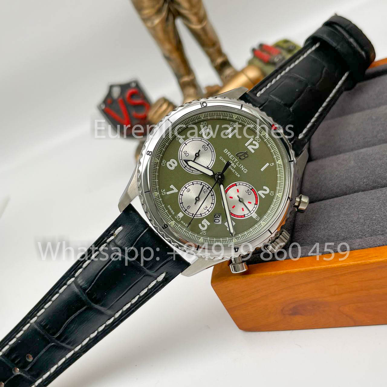 Breitling Aviator 8 Ab01192a1l1X1 quadrante verde  1:1 Best Clone EF Fabbrica