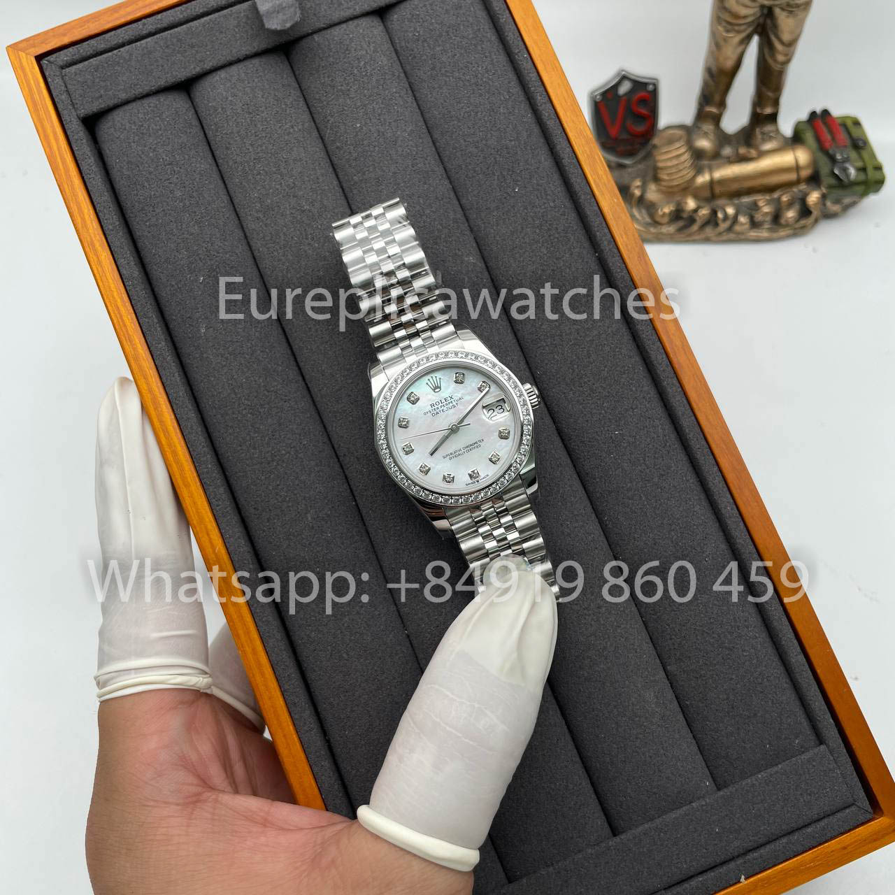 Rolex Datejust M278384RBR-0008 1:1 Best Edition TW Fabbrica Mother-Of-Pearl Dial