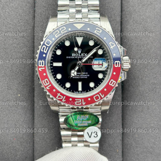 Rolex GMT Master II M126710BLRO-0001 Pepsi 1:1 edizione migliore from ARF Fabbrica V3 upgrade Jubilee cinturino