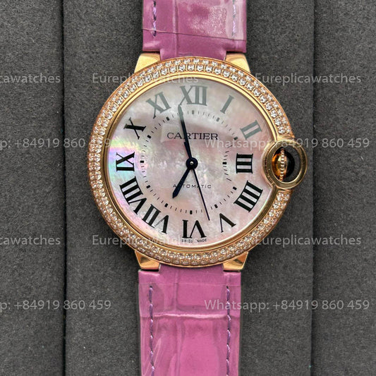 Ballon Bleu De Cartier WE902066 1:1 Best Edition V6 Fabbrica V4 Rose Gold