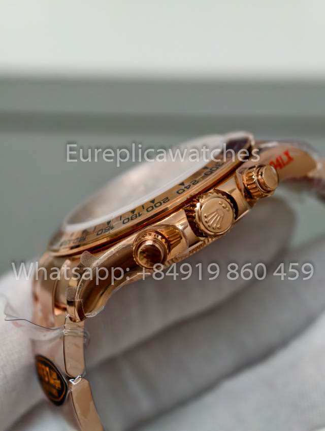 Rolex Cosmograph Daytona M126505-003 1:1 Best Clone QF Fabbrica 4131 movimento Rose Gold