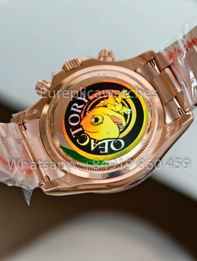 Rolex Cosmograph Daytona M126505-003 1:1 Best Clone QF Fabbrica 4131 movimento Rose Gold