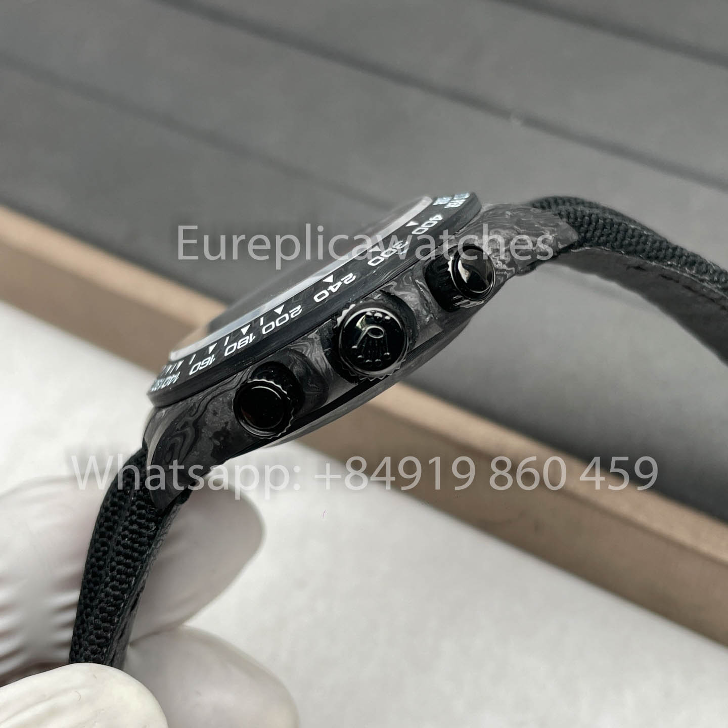 Rolex Daytona scheletrato quadrante Diw Custom NTPT Carbonio Cassa 1:1 Best Clone